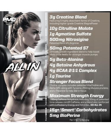 PMD Sports Pump Fuel All-in Insanity - Ultimate Muscle Pump & Pre Workout Powder - Maximum Energy Focus & Premium Ingredients - Surgin Cherry Slush (20 Servings - Buy Online on GoSupps.com