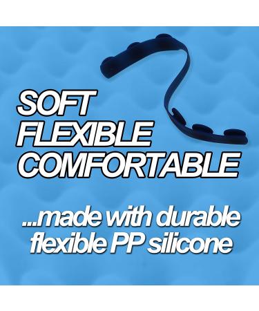 Ear Saver Face Mask Extender - Reusable Silicone Clip for All Masks (8 Pack) - Buy Online on GoSupps.com