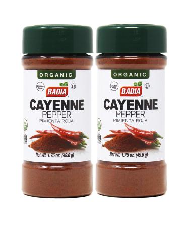 2 Pack-Organic Ground Cayenne Pepper Powder / Pimienta Roja Organica Molida 2x1.75 oz - Buy Online on GoSupps.com