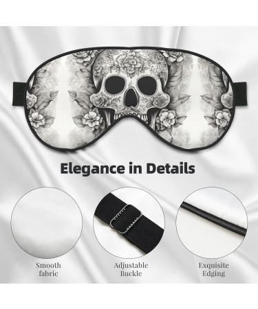 Buy Mexican Skull Print Unisex Sleep Eye Mask | Soft Eye Shade for Travel Yoga & Shift Work - International Shipping Available - Buy Online on GoSupps.com