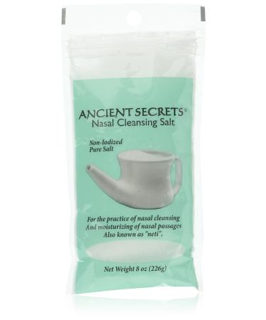Ancient Secrets Nasal Cleansing Pot Salt 8 Ounce