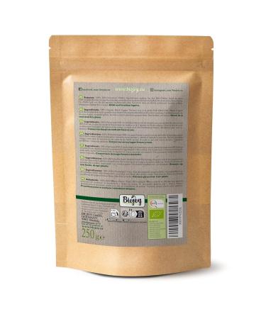 Buy Biojoy ORGANIC Black Pepper Whole 250g - Premium Black Peppercorns for Mill (Piper nigrum) - International Shipping Available - Buy Online on GoSupps.com