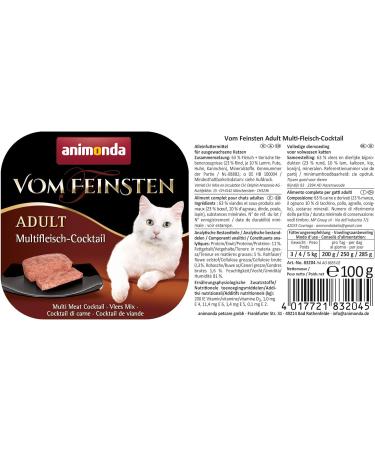 Animonda Adult Cat Wet Food - Multi-Meat Cocktail 6 x 100g | Premium International Shipping - Buy Online on GoSupps.com