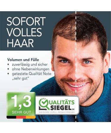 Premium 30G Hair Cover for Men & Women | 100% Natural Dark Brown | Stray Hair Sealing & Staking Solution | Authentic Look - Buy Online on GoSupps.com
