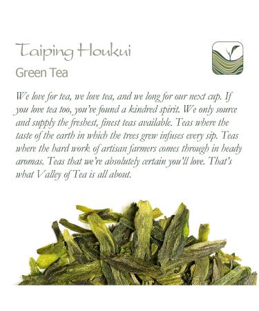 Taiping Houkui Monkey Chief Tee - Premium Chinese Green Tea 25g | Authentic Tai Ping Hou Kui Bio Green Tea - Buy Online on GoSupps.com