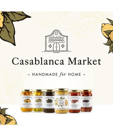 Casablanca Market Preserved Lemon Puree - All Natural Beldi Moroccan Paste | Gluten Free, Non GMO, Vegan | No Preservatives, eBook Included - Buy Online on GoSupps.com