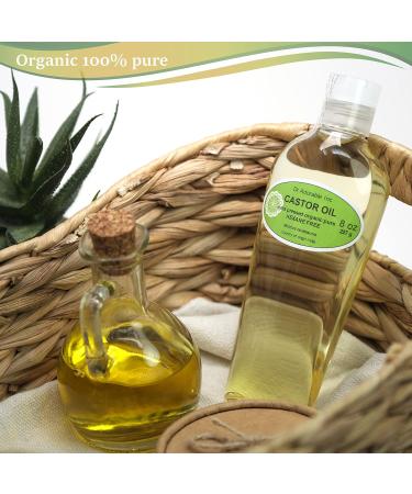 Premium Castor Oil - 100% Pure Organic Cold Pressed - Dr Adorable 8 oz | Natural Hair & Skin Care - Buy Online on GoSupps.com