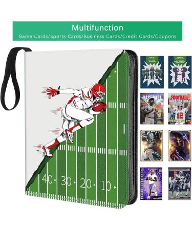 900 Pockets Football Card Binder - Trading Card Holder Album with Sleeves Protectors for Sports Cards - Buy Online on GoSupps.com