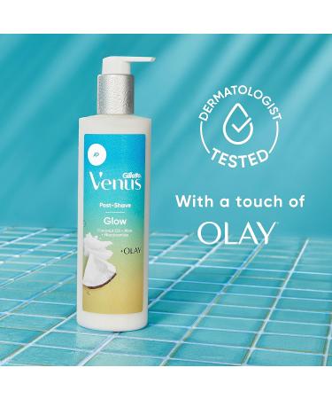 Venus Glow Post-Shave Oil Infused Moisturizer - 12 oz | Gillette Women's Aftershave - Buy Online on GoSupps.com