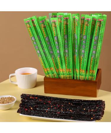 MKSDDF - Latiao Extra Long Spicy Strips Casual Sweet & Spicy Fresh Snacks Popular Spicy Strips Chinese Snacks Asian Snacks 12g x 10 strips Latiao - Buy Online on GoSupps.com