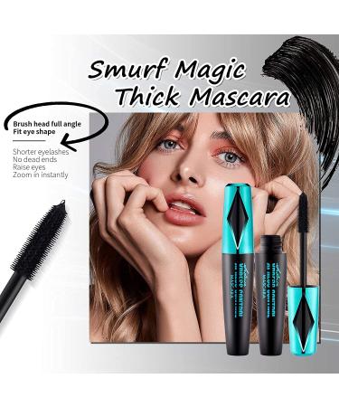 Mimore Vegan Mascara for Sensitive Eyes Lasts All Day Waterproof Smudge Proof Eyelash Mascara Best Eyelash Lengthening & Volume Enhancing Makeup (Black) (Black)  - Buy Online on GoSupps.com