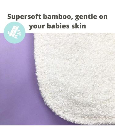 Mama Designs Bamboo Reusable Baby Wipes - 10 Pack | Eco-Friendly & Antibacterial Baby Cloths for Delicate Skin - Buy Online on GoSupps.com
