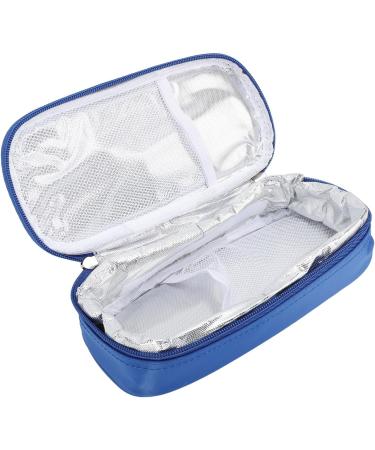 OEIPSMK Insulin Bottle Carrying Case Lightweight Medicine Cooler Bag Closure Space Saving Multifunctional EVA Oxford Cloth for Indoor (Mint Green) One Color Blue - Buy Online on GoSupps.com