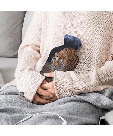 Wildtiger Hot Water Bottle with Plush Cover - Hand Warmer for Adults & Children | 26.5x15.3cm - International Shipping - Buy Online on GoSupps.com