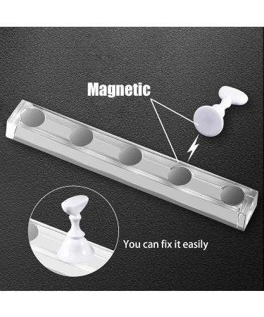 Justotry 2 Set Nail Stand for Press On Nails Display - Fake Nails Holder for Painting & Practice - Beginner Acrylic Nail Art Kit Accessories (Black & White) - Buy Online on GoSupps.com