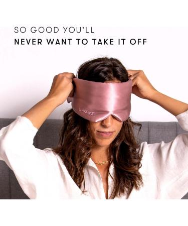 DROWSY Silk Sleep Mask Lovers Pack - Midnight Blue and Damask Rose Set - Buy Online on GoSupps.com