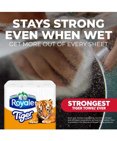Royale Tiger Strong Paper Towel 1 Equal 2.5 Rolls 123 Sheets per Roll - Buy Online on GoSupps.com