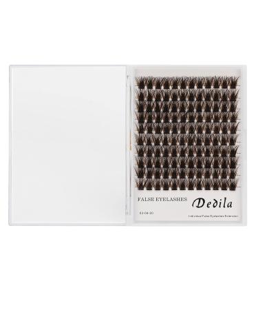 Brown Cluster DIY Eyelash Extensions - 120pcs Individual Wide Stem False Lashes 14mm | International Shipping - Buy Online on GoSupps.com