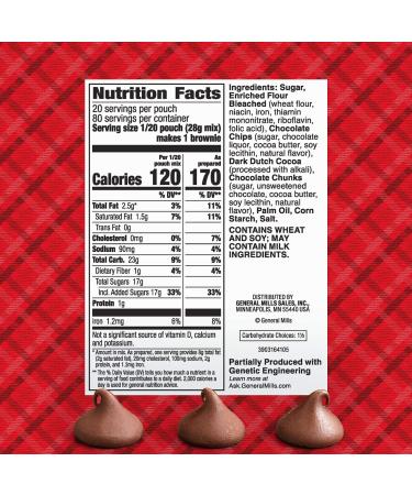 Betty Crocker Hershey's Triple Chocolate Brownie Mix (80 oz.) - 4 Pack - Buy Online on GoSupps.com