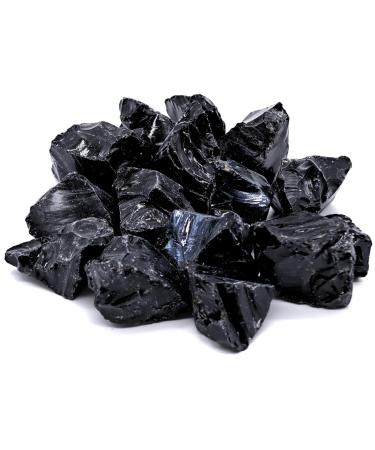 Lavisa premium healing stones gemstones set |Stone stones crystals as decoration or for water treatment |100% natural stones mineral stones |Basic mixture of gem water (obsidian) - Buy Online on GoSupps.com