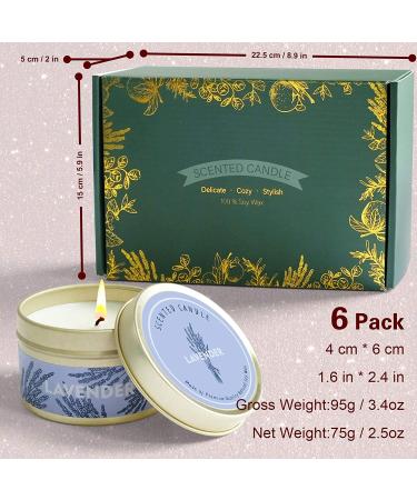 La Bellef e Scented Candles - Soy Wax Essential Oil Candles for Mom | Relaxing Spa & Yoga | Lemongrass, Rosemary, Grapefruit, Eucalyptus, Lavender, Mint - Perfect Birthday Gift for Women - Buy Online on GoSupps.com