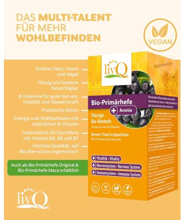 Livq Bio-Prim rhefe Aronia Superfood Liquid | Organic Immune Booster Vegan & Lactose-Free 210ml - Buy Online on GoSupps.com