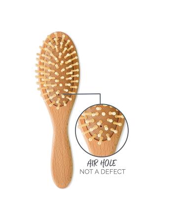 Natemia Baby Hair Brush and Comb Set - Natural Soft Bristles - Ideal for Cradle Cap - Baby Registry Gift Set - Buy Online on GoSupps.com