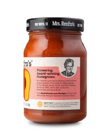 Mrs. Renfro's Mango Habanero Salsa 16oz 4-Pack - Non-GMO, Gluten-Free - Buy Online on GoSupps.com
