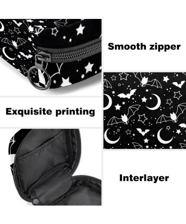Sanitary Napkin Storage Bag Portable Period Bag for Women Teen Girls Halloween Pattern Menstrual Cup Pouch Nursing Pad Holder (Multicolor) Color 7 - Buy Online on GoSupps.com