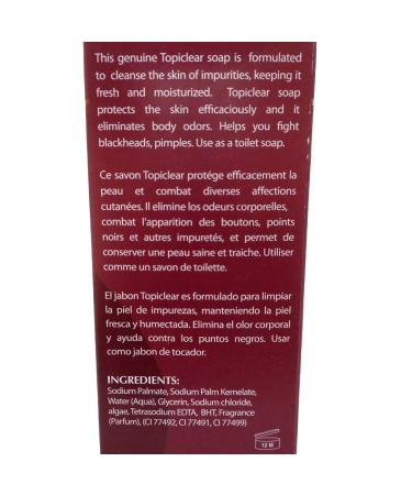 Topiclear Paris Exfoliating Soap | Best Skin Renewal | Buy Online Internationally - Buy Online on GoSupps.com