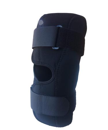 Knee Brace Stabilizer & Compression Sleeve w/Hinges & Straps for Knee Support Injury Recovery & Prevention from Moderate to Major Injuries L1832/L1833 (Medium)