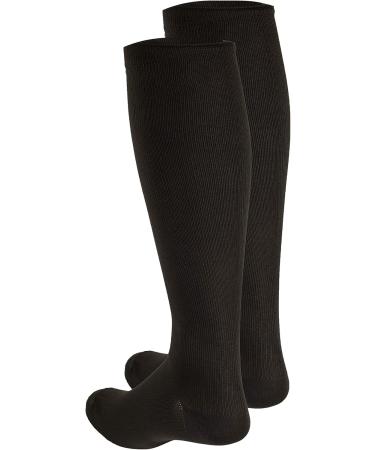 Truform Compression Socks for Men - 15-20 mmHg Knee High Over Calf Brown XL (Pack of 2) - Cushioned Dress Socks for Comfort & Support - Buy Online on GoSupps.com