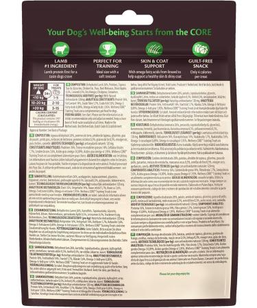 Wellness CORE Training Treats Lamb & Apple Soft Grain Free Dog Treats Perfect Dog Training Treats 170g Lamb & Apple - Adult - Buy Online on GoSupps.com