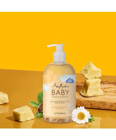SheaMoisture Baby Wash & Shampoo with Raw Shea, Chamomile, Argan Oil - 13 oz - Buy Online on GoSupps.com