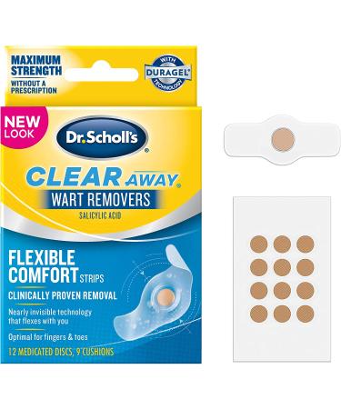Dr. Scholl's ClearAway Wart Remover - 9ct | Clinically Proven Wart Removal for Fingers & Toes - Buy Online on GoSupps.com