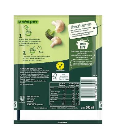Knorr Gourmet Cauliflower Broccoli Soup - Delicious Vegetable Soup with Sustainably Grown Veggies | 13x2 Plates (48g) - Buy Online Internationally - Buy Online on GoSupps.com