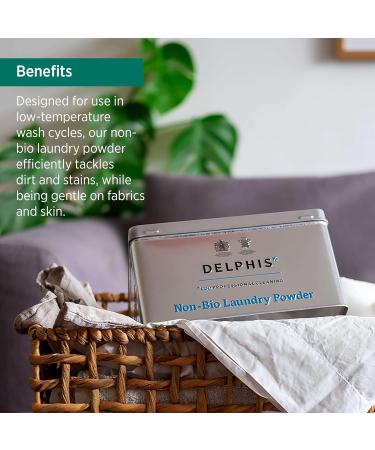 Delphis Eco Non-Bio Washing Powder + Free Collectors Tin | | 60 Washes | Eco-friendly Washing Powder | Sensitive Skin Laundry Detergent Limited Edition 1.2 kg (Pack of 1) - Buy Online on GoSupps.com