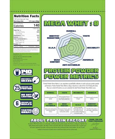 Buy Whey Protein Powder - 25g Protein BCAA & Glutamine Low Fat Unflavored 10lbs - 140 Servings | International Shipping Available - Buy Online on GoSupps.com