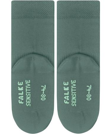 FALKE Unisex Baby Cotton Soft-Top Socks | Gentle Grip & Elasticated Zone | 0-6 Months | Dark Jade | Eco-Friendly | 1 Pair - Buy Online on GoSupps.com