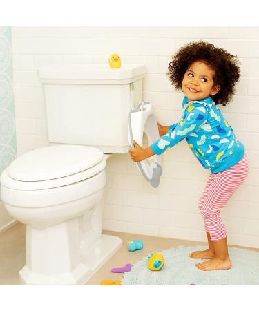 Munchkin Hooked Potty Ring Grey - 1 Count | Easy-to-Attach Toilet Training Seat - Buy Online on GoSupps.com