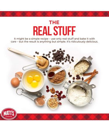  Matt's Cookies Matt's Cookies Chocolate Chip Cookies Sweet Baked Cookies Non-GMO 6 x 395g - Buy Online on GoSupps.com