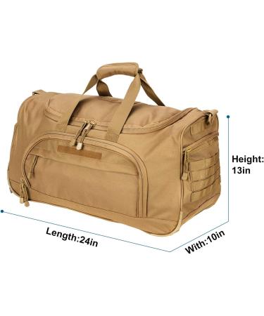 X&X Waterproof Men's Gym Bag with Shoe Compartment - 24 inch Khaki - Buy Online on GoSupps.com