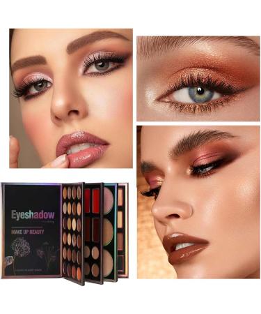 Palette De Maquillage Pour Les Yeux 55 Couleurs Poudre Mate | Poudre Highlighter Maquillage Mat Et Nacr - Pour Ados Filles Femmes M res F tes Beaut Soir es Rendez-Vous - Buy Online on GoSupps.com