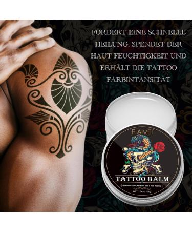 P-Beauty 2 Pack Aloe Vera Tattoo Aftercare Balm 30g - Fresh Tattoo Cream - Aftercare & Aftershave - Tattoo Aftercare Balm Moisturizes & Nourishes Skin - Tattoo Protection Cream - Buy Online on GoSupps.com