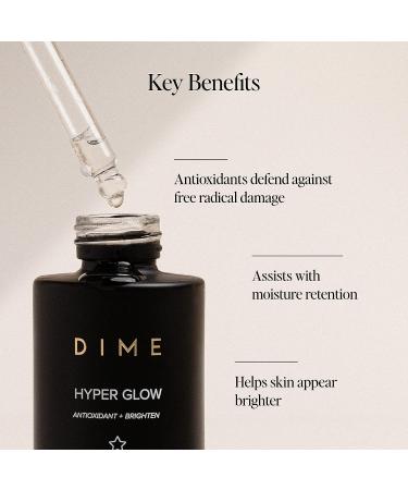 DIME Beauty Hyper Glow Serum - Vitamin C & Aloe Antioxidant Boost - Buy Online on GoSupps.com