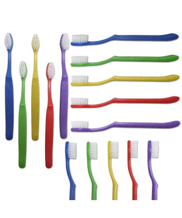 20 bright children's toothbrushes bulk pack toothbrushes for children individually wrapped - Buy Online on GoSupps.com