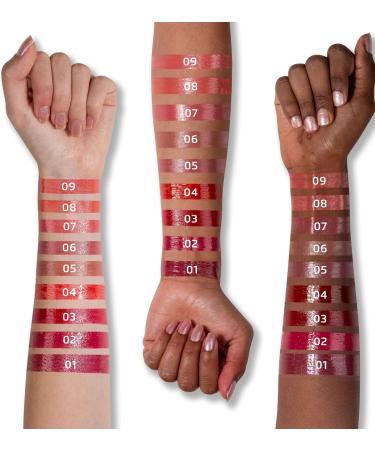  Brooklin Impala - Brooklyn Shine On Me Lipstick Shade 3 Soft Dark Pink | Glossy Lipstick | Smooth Textured Lipstick | Moisturizing and Long-Lasting Lipstick - Buy Online on GoSupps.com