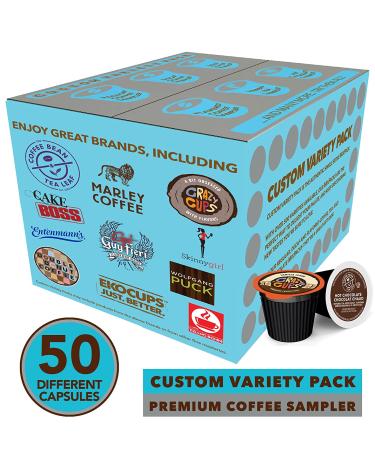 50 Count Variety Pack of Coffee, Tea, and Hot Chocolate for Keurig K Cups Machines - Great Gift for Coffee Lovers - No Duplicates Included - Buy Online on GoSupps.com