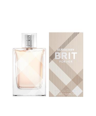 BURBERRY Brit Eau de Toilette Women's Floral Perfume With Notes of Icy Pear Sugared Almond & Vanilla Long Lasting Fragrance 1.6 Fl Oz (Pack of 1) - Buy Online on GoSupps.com