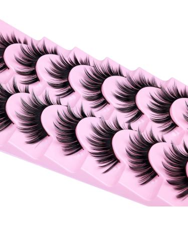 GVEFETIEE A-Manga False Lashes | Anime Style Mink Eyelashes for a Natural, Spiky 3D Look | Cosplay Asian Japanese Doll Manhua Lashes Pack - Buy Online on GoSupps.com